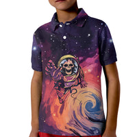 Skull Kid Polo Shirt I Need More Space Cosmic Style - Wonder Print Shop