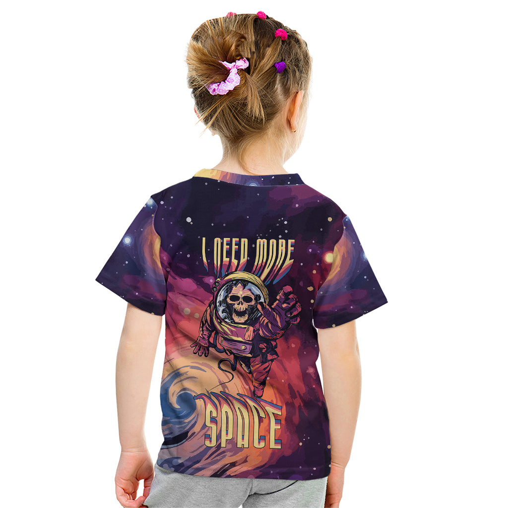 Skull Kid T Shirt I Need More Space Cosmic Style - Wonder Print Shop