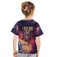 Skull Kid T Shirt I Need More Space Cosmic Style - Wonder Print Shop