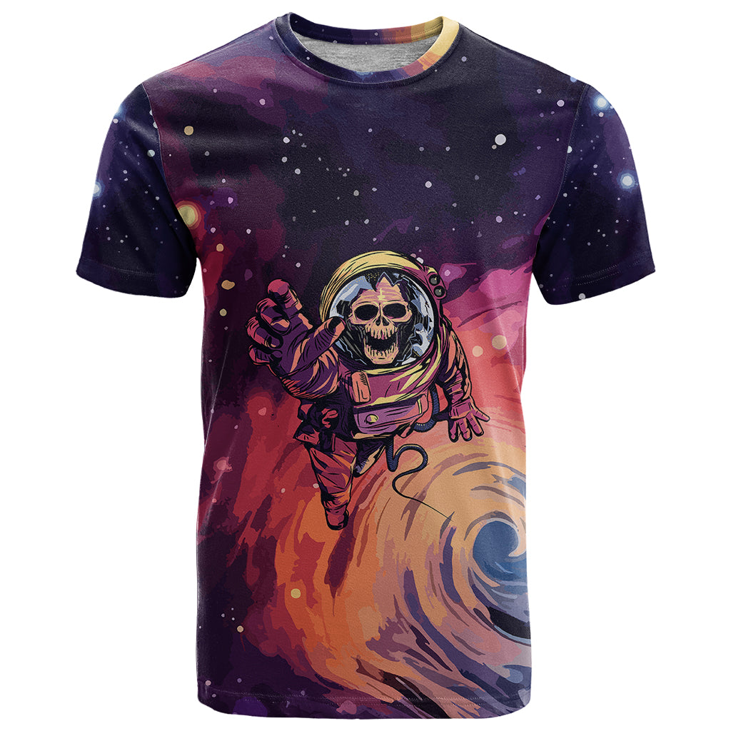 Skull T Shirt I Need More Space Cosmic Style - Wonder Print Shop