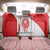 Georgia Flag Back Car Seat Cover with Born to Roar with Red Lion and National Symbols - Wonder Print Shop