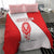 Georgia Flag Bedding Set with Born to Roar with Red Lion and National Symbols - Wonder Print Shop