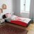 Georgia Flag Bedding Set with Born to Roar with Red Lion and National Symbols - Wonder Print Shop