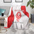 Georgia Flag Blanket with Born to Roar with Red Lion and National Symbols - Wonder Print Shop
