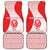 Georgia Flag Car Mats with Born to Roar with Red Lion and National Symbols - Wonder Print Shop