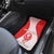 Georgia Flag Car Mats with Born to Roar with Red Lion and National Symbols - Wonder Print Shop