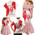 Georgia Flag Family Matching Mermaid Dress and Hawaiian Shirt with Born to Roar with Red Lion and National Symbols - Wonder Print Shop