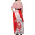 Georgia Flag Family Matching Off Shoulder Maxi Dress and Hawaiian Shirt with Born to Roar with Red Lion and National Symbols - Wonder Print Shop