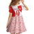 Georgia Flag Family Matching Summer Maxi Dress and Hawaiian Shirt with Born to Roar with Red Lion and National Symbols - Wonder Print Shop