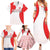 Georgia Flag Family Matching Summer Maxi Dress and Hawaiian Shirt with Born to Roar with Red Lion and National Symbols - Wonder Print Shop