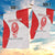 Georgia Flag Garden Flag with Born to Roar with Red Lion and National Symbols - Wonder Print Shop