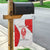 Georgia Flag Garden Flag with Born to Roar with Red Lion and National Symbols - Wonder Print Shop