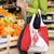Georgia Flag Grocery Bag with Born to Roar with Red Lion and National Symbols - Wonder Print Shop