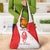 Georgia Flag Grocery Bag with Born to Roar with Red Lion and National Symbols - Wonder Print Shop