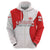 Georgia Flag Hoodie with Born to Roar with Red Lion and National Symbols - Wonder Print Shop