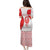 Georgia Flag Puletasi with Born to Roar with Red Lion and National Symbols - Wonder Print Shop