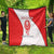 Georgia Flag Quilt with Born to Roar with Red Lion and National Symbols - Wonder Print Shop
