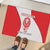 Georgia Flag Rubber Doormat with Born to Roar with Red Lion and National Symbols - Wonder Print Shop