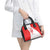 Georgia Flag Shoulder Handbag with Born to Roar with Red Lion and National Symbols - Wonder Print Shop