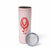 Georgia Flag Skinny Tumbler with Born to Roar with Red Lion and National Symbols - Wonder Print Shop