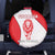 Georgia Flag Spare Tire Cover with Born to Roar with Red Lion and National Symbols - Wonder Print Shop
