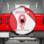 Georgia Flag Spare Tire Cover with Born to Roar with Red Lion and National Symbols - Wonder Print Shop
