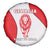 Georgia Flag Spare Tire Cover with Born to Roar with Red Lion and National Symbols - Wonder Print Shop