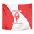 Georgia Flag Tapestry with Born to Roar with Red Lion and National Symbols - Wonder Print Shop