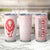 Georgia Flag Tumbler Cup with Born to Roar with Red Lion and National Symbols - Wonder Print Shop