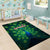 Georgia Peacock Area Rug with Slay in Silence Shine Like a Peacock Design - Wonder Print Shop