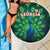 Georgia Peacock Beach Blanket with Slay in Silence Shine Like a Peacock Design - Wonder Print Shop