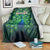Georgia Peacock Blanket with Slay in Silence Shine Like a Peacock Design - Wonder Print Shop