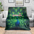Georgia Peacock Blanket with Slay in Silence Shine Like a Peacock Design - Wonder Print Shop