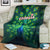 Georgia Peacock Blanket with Slay in Silence Shine Like a Peacock Design - Wonder Print Shop