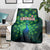 Georgia Peacock Blanket with Slay in Silence Shine Like a Peacock Design - Wonder Print Shop