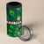 Georgia Peacock 4 in 1 Can Cooler Tumbler with Slay in Silence Shine Like a Peacock Design - Wonder Print Shop