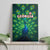Georgia Peacock Canvas Wall Art with Slay in Silence Shine Like a Peacock Design - Wonder Print Shop