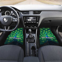 Georgia Peacock Car Mats with Slay in Silence Shine Like a Peacock Design - Wonder Print Shop