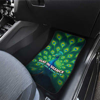 Georgia Peacock Car Mats with Slay in Silence Shine Like a Peacock Design - Wonder Print Shop
