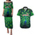 Georgia Peacock Couples Matching Puletasi and Hawaiian Shirt with Slay in Silence Shine Like a Peacock Design - Wonder Print Shop