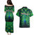 Georgia Peacock Couples Matching Puletasi and Hawaiian Shirt with Slay in Silence Shine Like a Peacock Design - Wonder Print Shop