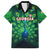 Georgia Peacock Family Matching Long Sleeve Bodycon Dress and Hawaiian Shirt with Slay in Silence Shine Like a Peacock Design - Wonder Print Shop