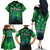 Georgia Peacock Family Matching Off The Shoulder Long Sleeve Dress and Hawaiian Shirt with Slay in Silence Shine Like a Peacock Design - Wonder Print Shop