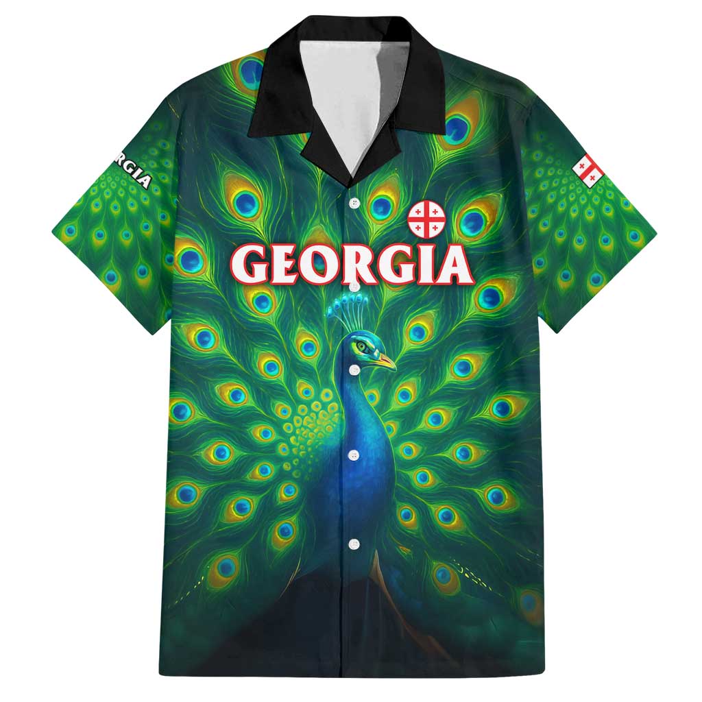 Georgia Peacock Family Matching Puletasi and Hawaiian Shirt with Slay in Silence Shine Like a Peacock Design - Wonder Print Shop