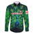 Georgia Peacock Family Matching Puletasi and Hawaiian Shirt with Slay in Silence Shine Like a Peacock Design - Wonder Print Shop