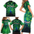 Georgia Peacock Family Matching Short Sleeve Bodycon Dress and Hawaiian Shirt with Slay in Silence Shine Like a Peacock Design - Wonder Print Shop