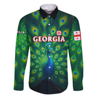 Georgia Peacock Family Matching Short Sleeve Bodycon Dress and Hawaiian Shirt with Slay in Silence Shine Like a Peacock Design - Wonder Print Shop