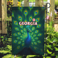 Georgia Peacock Garden Flag with Slay in Silence Shine Like a Peacock Design - Wonder Print Shop