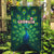 Georgia Peacock Garden Flag with Slay in Silence Shine Like a Peacock Design - Wonder Print Shop
