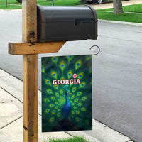 Georgia Peacock Garden Flag with Slay in Silence Shine Like a Peacock Design - Wonder Print Shop
